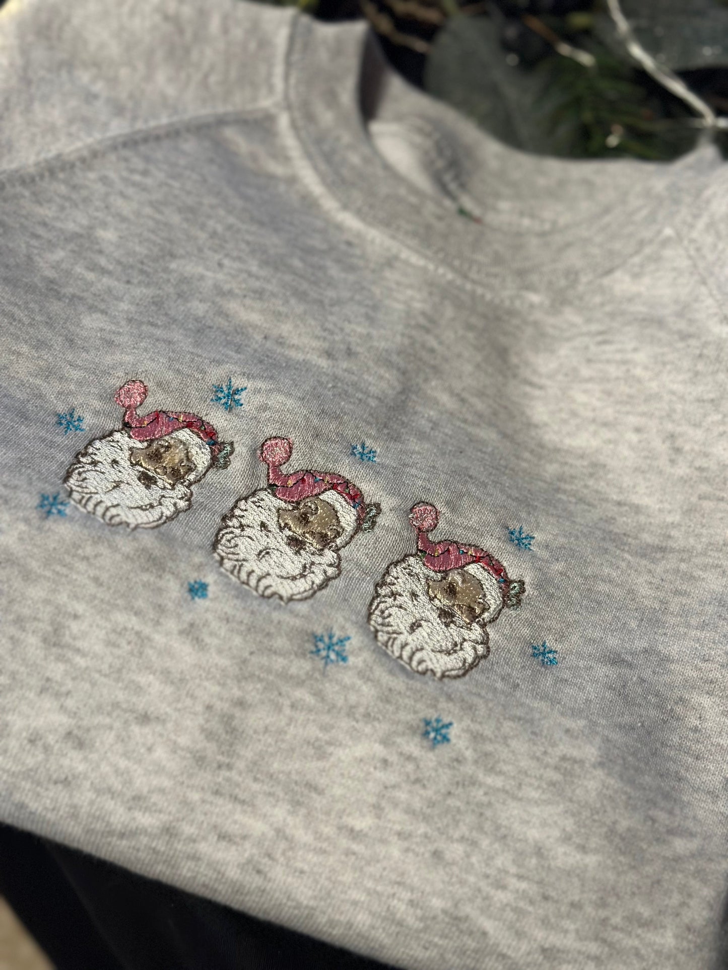 Vintage Santa Sweatshirt (Ready to Ship)