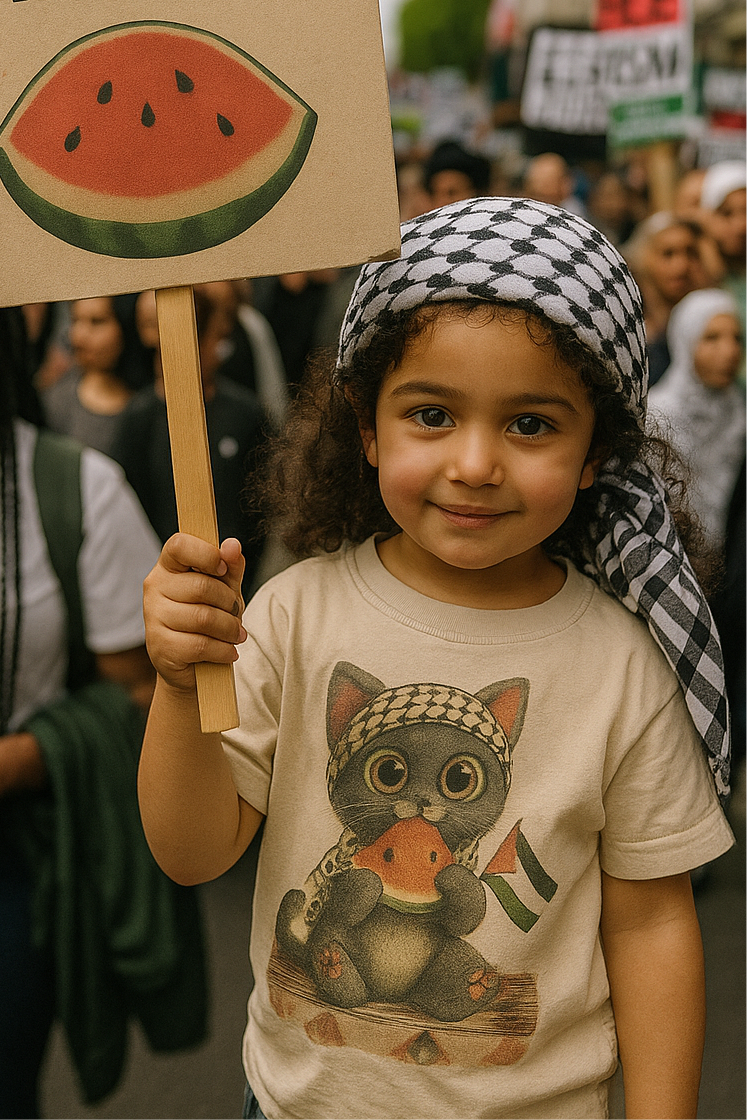 LIMITED EDITION Kids Karma is A Cat Palestine Sweatshirt