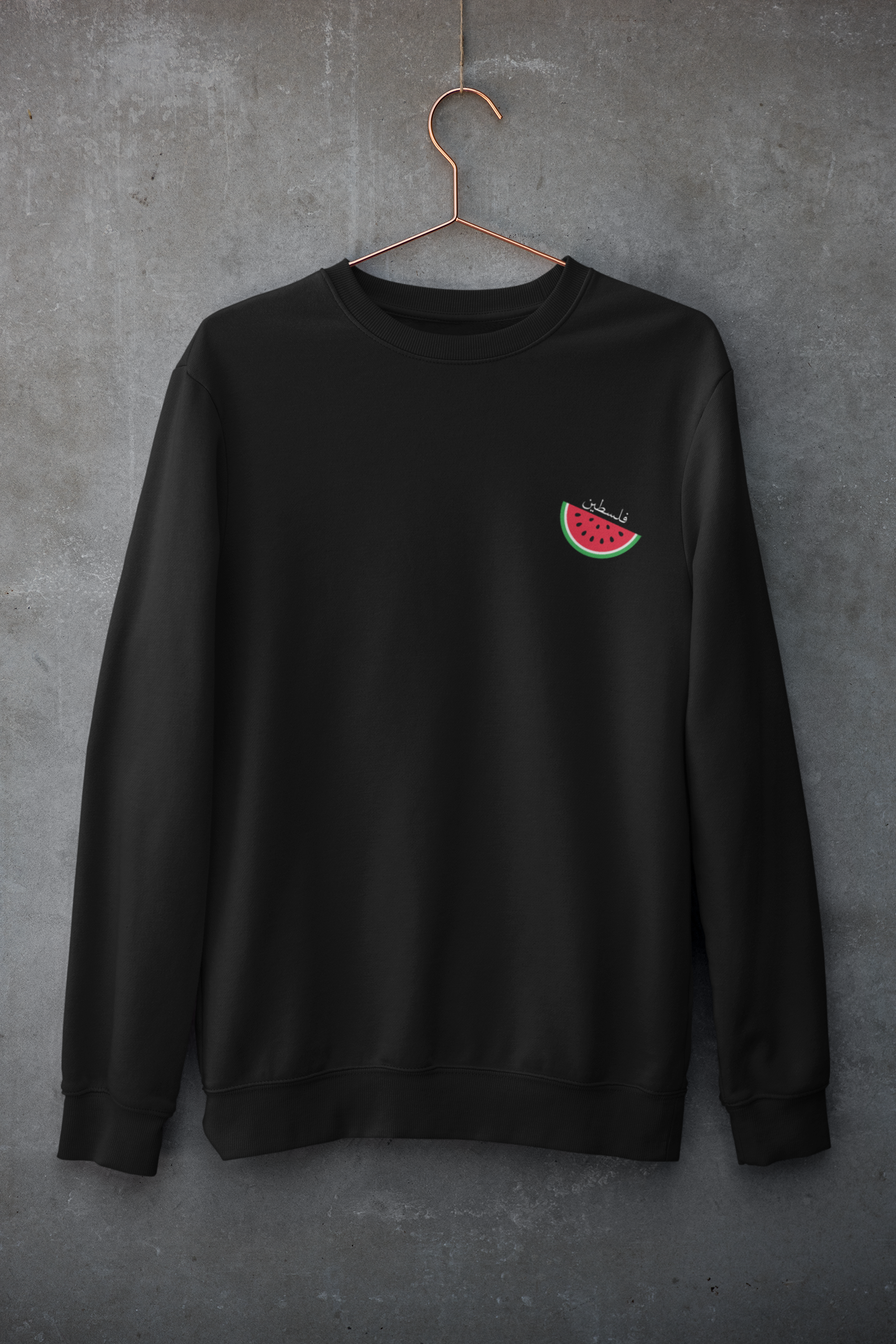 Embroidered Watermelon Sweatshirt