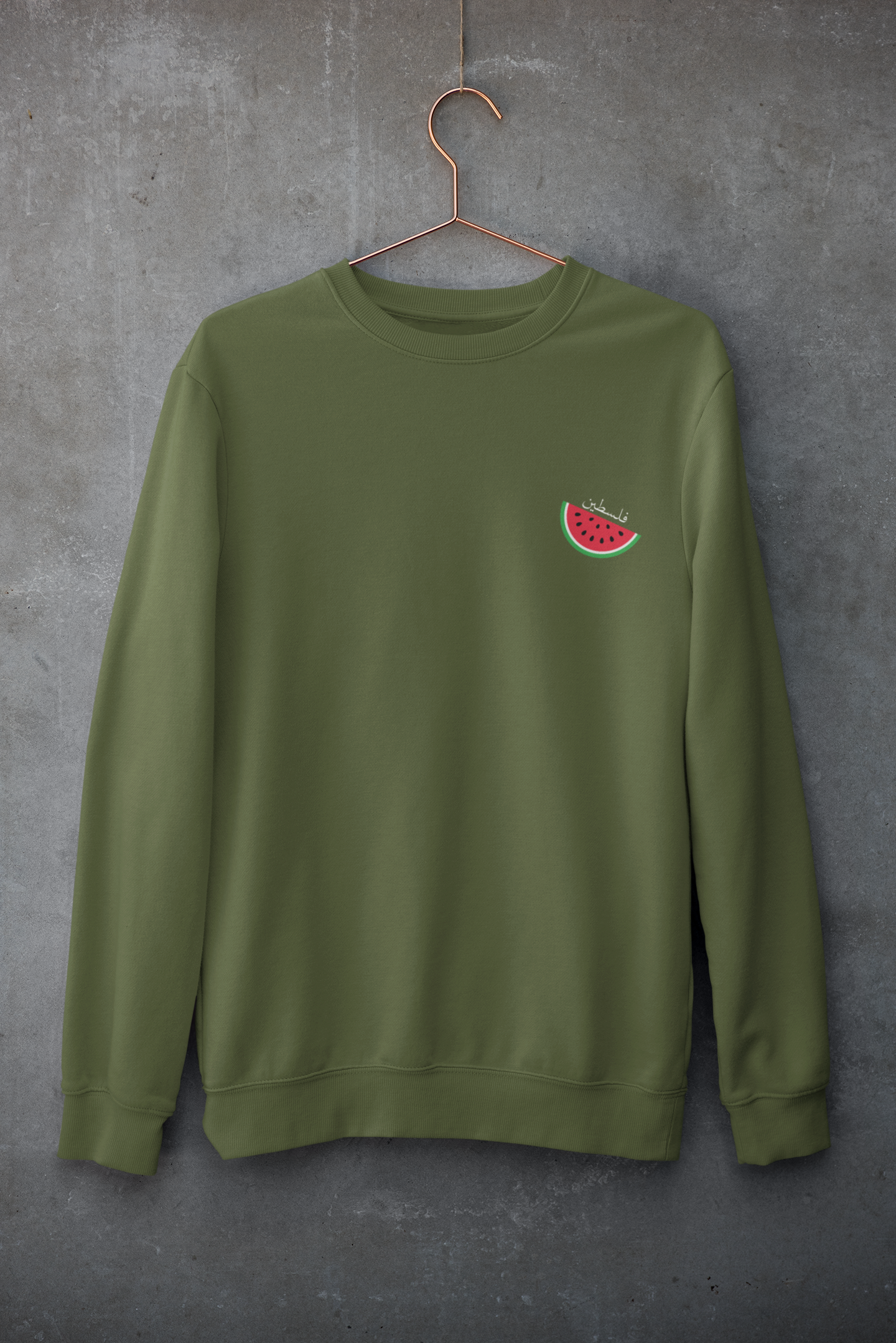 Embroidered Watermelon Sweatshirt