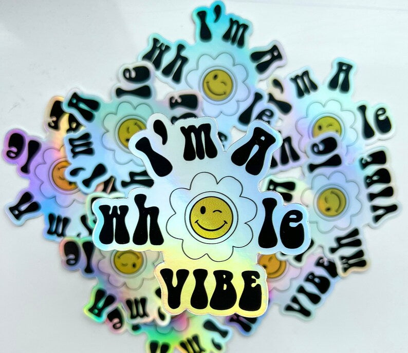 Vibe Holographic Sticker