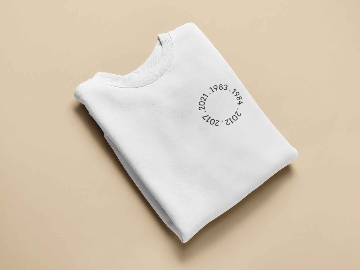 Embroidered Kids Birth Date Jumper | Personalised Family Jumper Set | Sibling Matching Jumper | Unisex Custom Clothing |