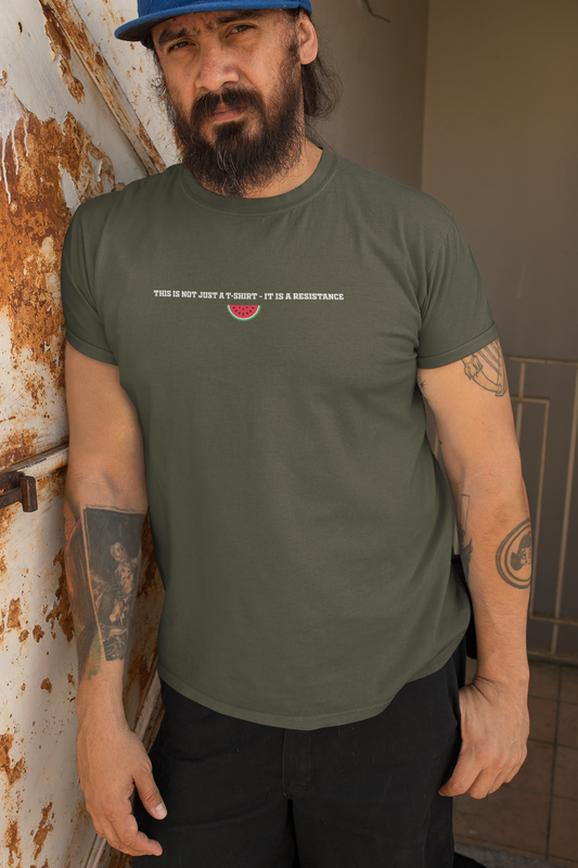 Embroidered This is a Resistance Adult T-Shirt