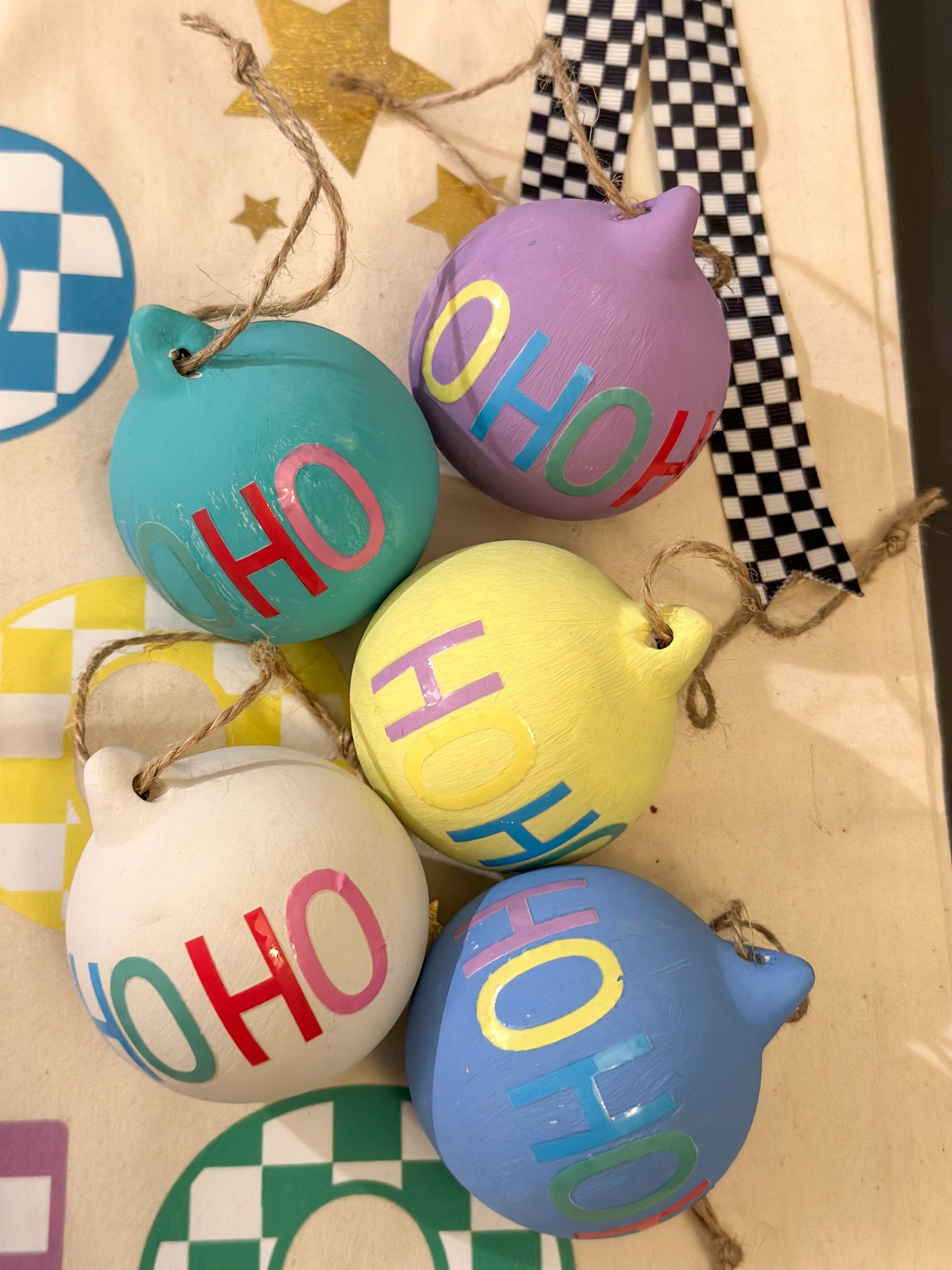 Ho Ho Ho Ceramic Bauble