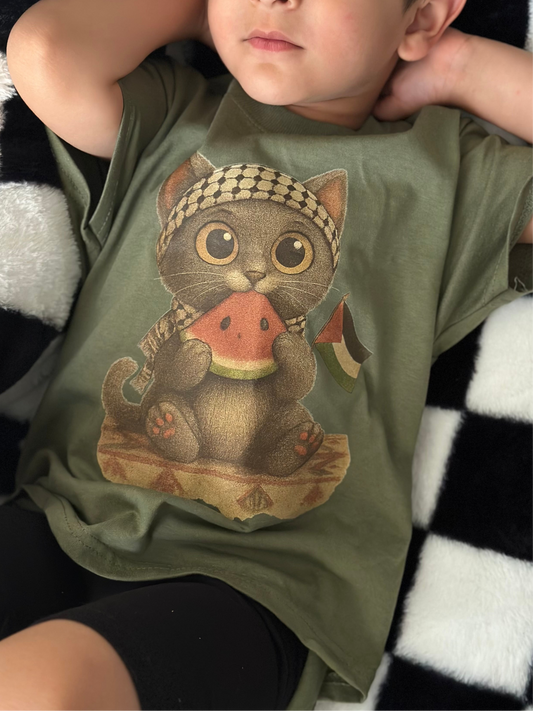 LIMITED EDITION Kids Karma is A Cat Palestine Sweatshirt
