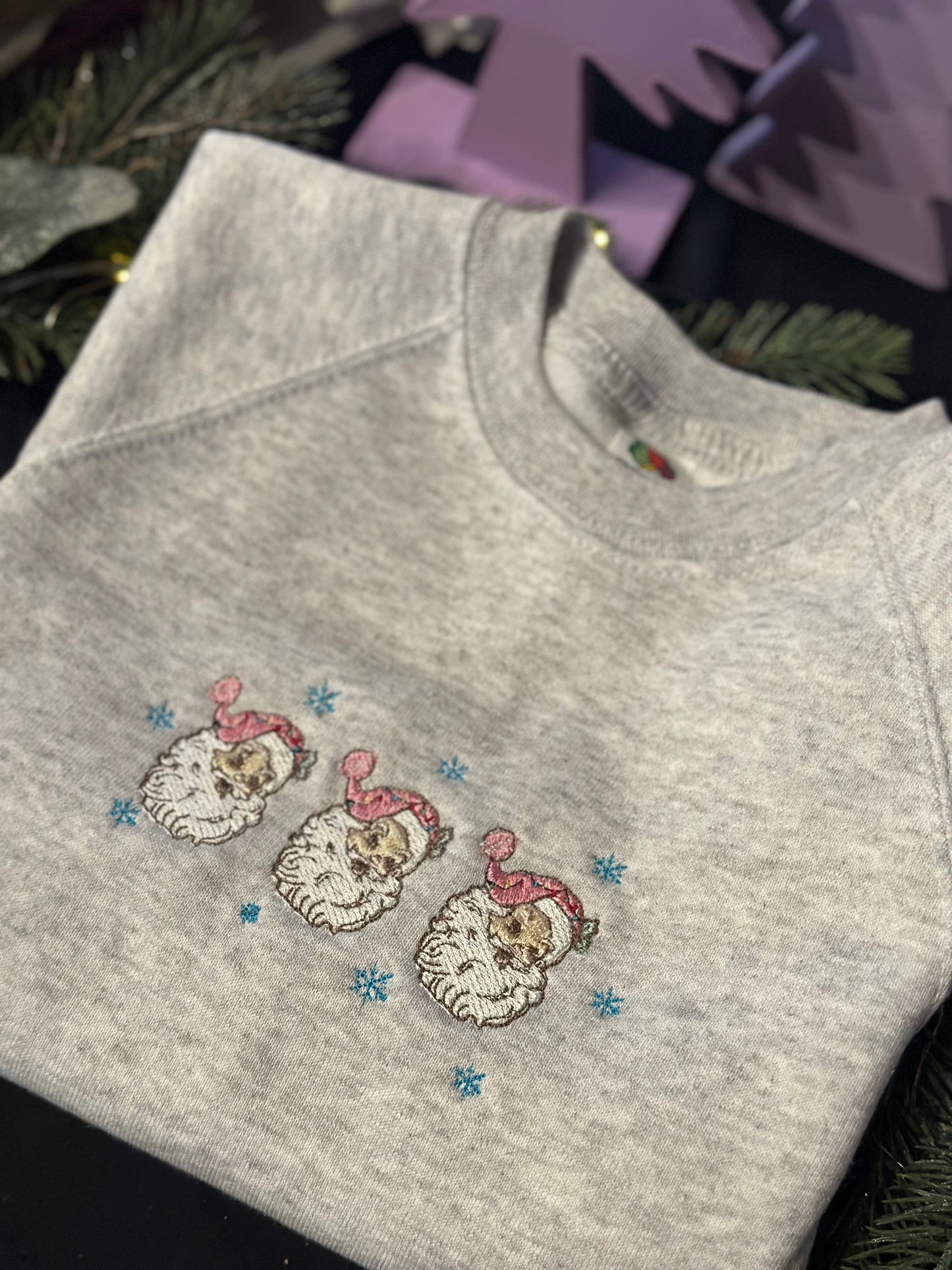 Vintage Santa Sweatshirt (Ready to Ship)